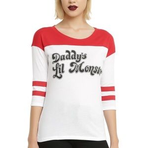 Harley Quinn Suicide Squad Cosplay Shirt MEDIUM